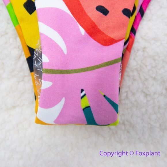 NEW It’s now cool  String Bikini Bottom cheeky thong in Tropicool, size M - Picture 8 of 12